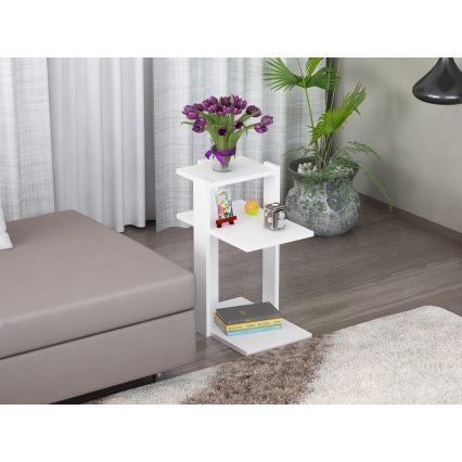Stolik pomocniczy TERAS 60x45 cm biały