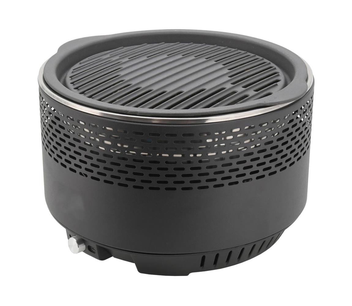 Stołowy grill węglowy 4xAA/USB czarny