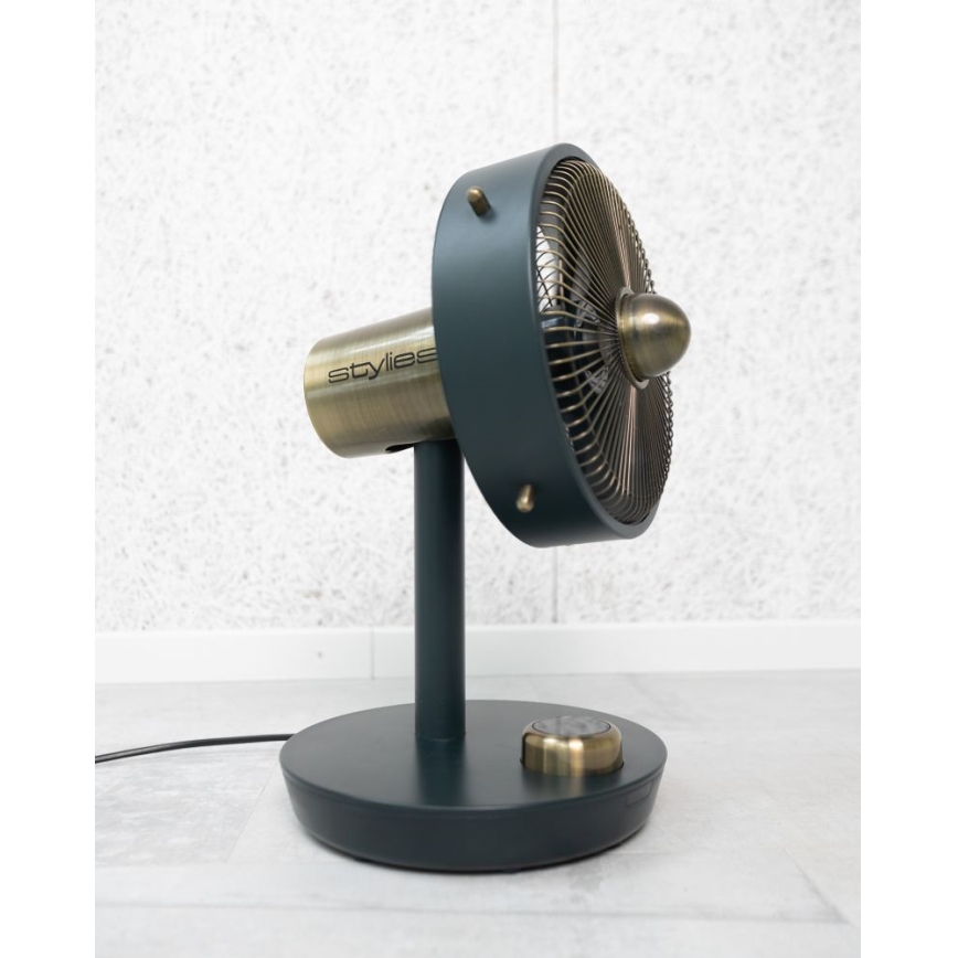Stylies - Wentylator biurkowy CEPHEUS 24W/230V czarny