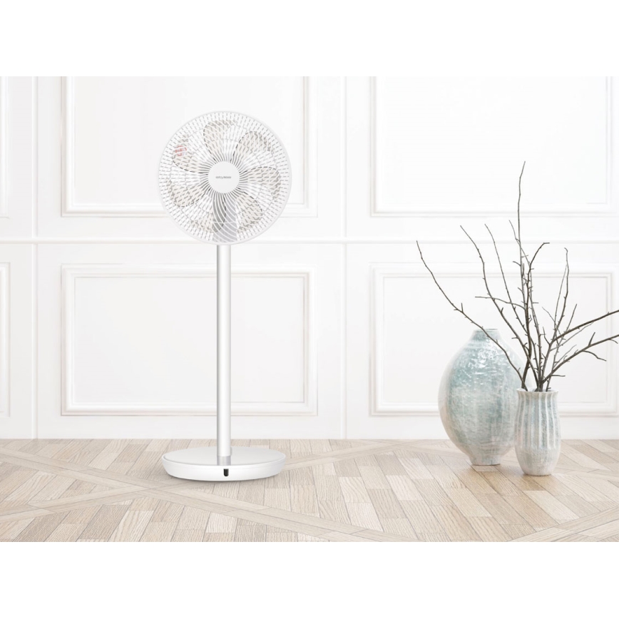 Stylies - Wentylator stojący TUKAN 25W/230V 60 cm biały