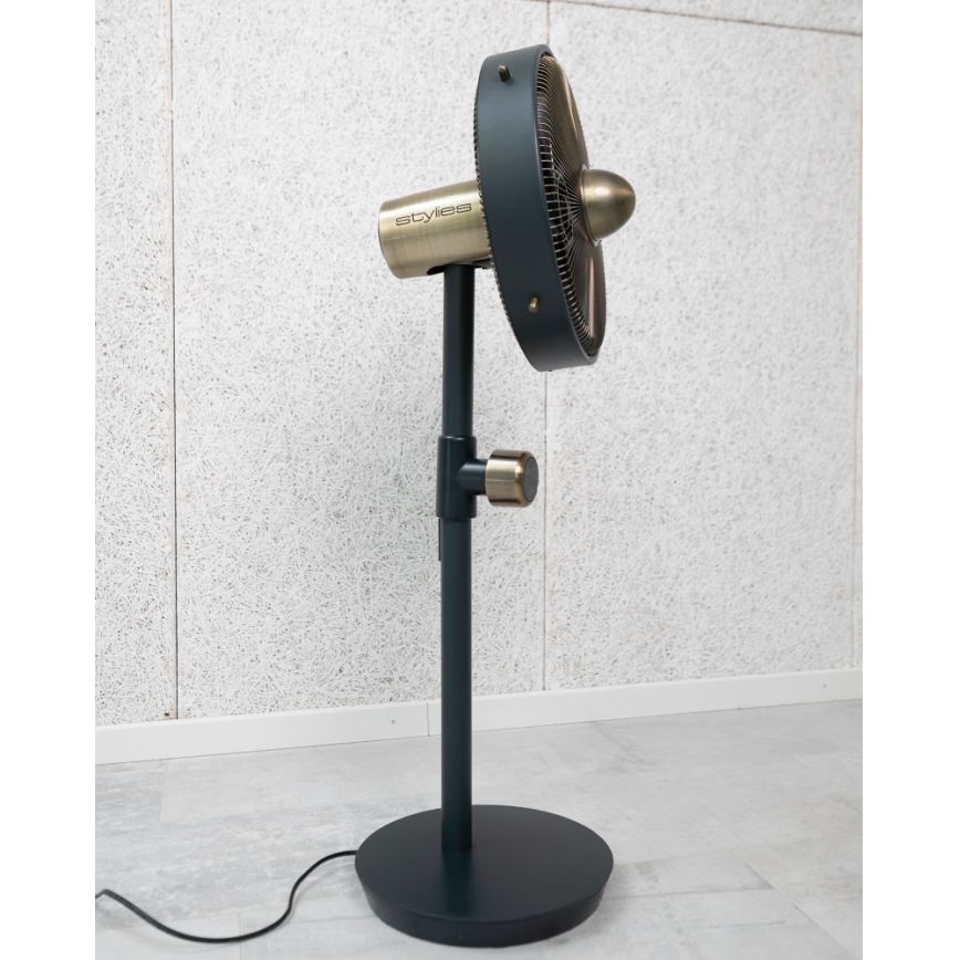 Stylies - Wentylator stojący URANUS 35W/230V 94 cm czarny