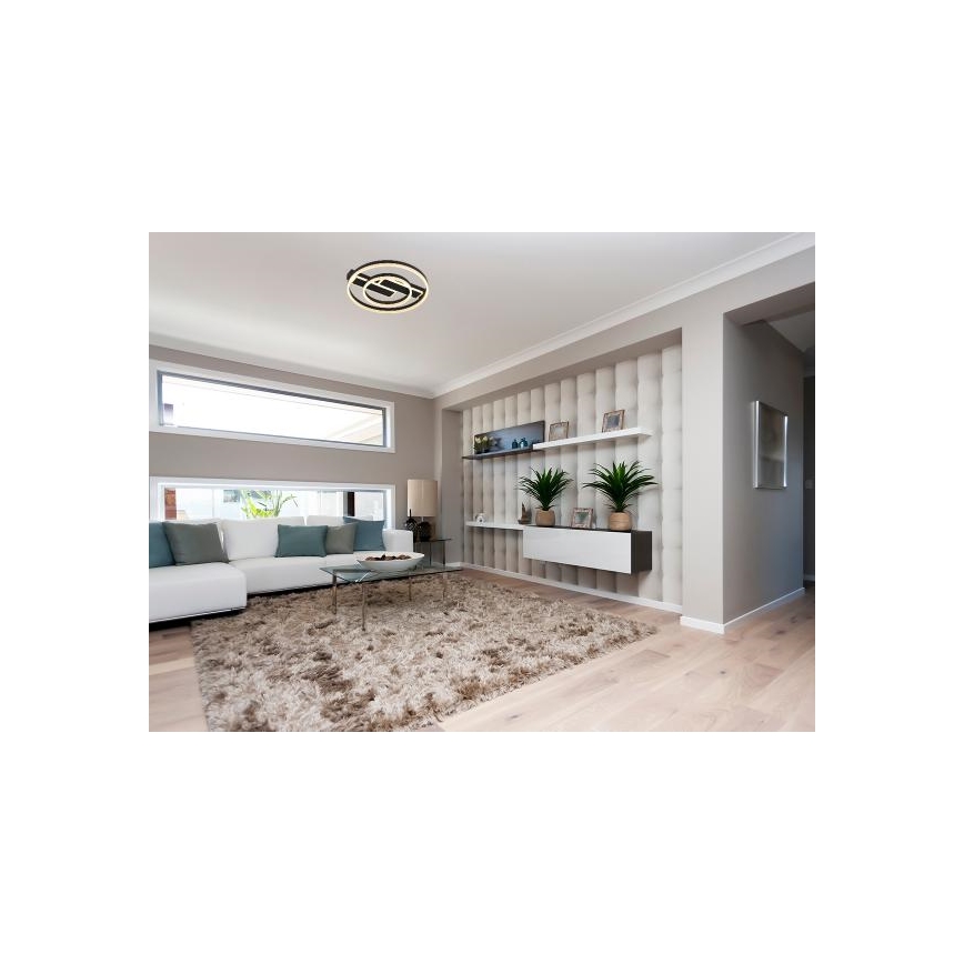 Sufitowe oświetlenie LED/80W/230V 3000-6500K z regulacją jasności + pilot zdalnego sterowania