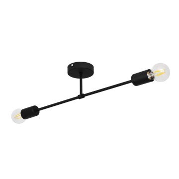 Surface-mounted żyrandol CAMBRIDGE 2xE27/15W/230V czarny