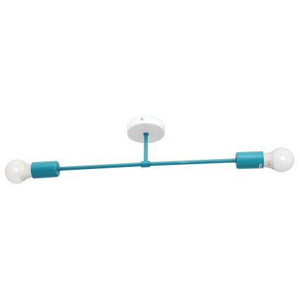 Surface-mounted żyrandol CAMBRIDGE 2xE27/15W/230V niebieski