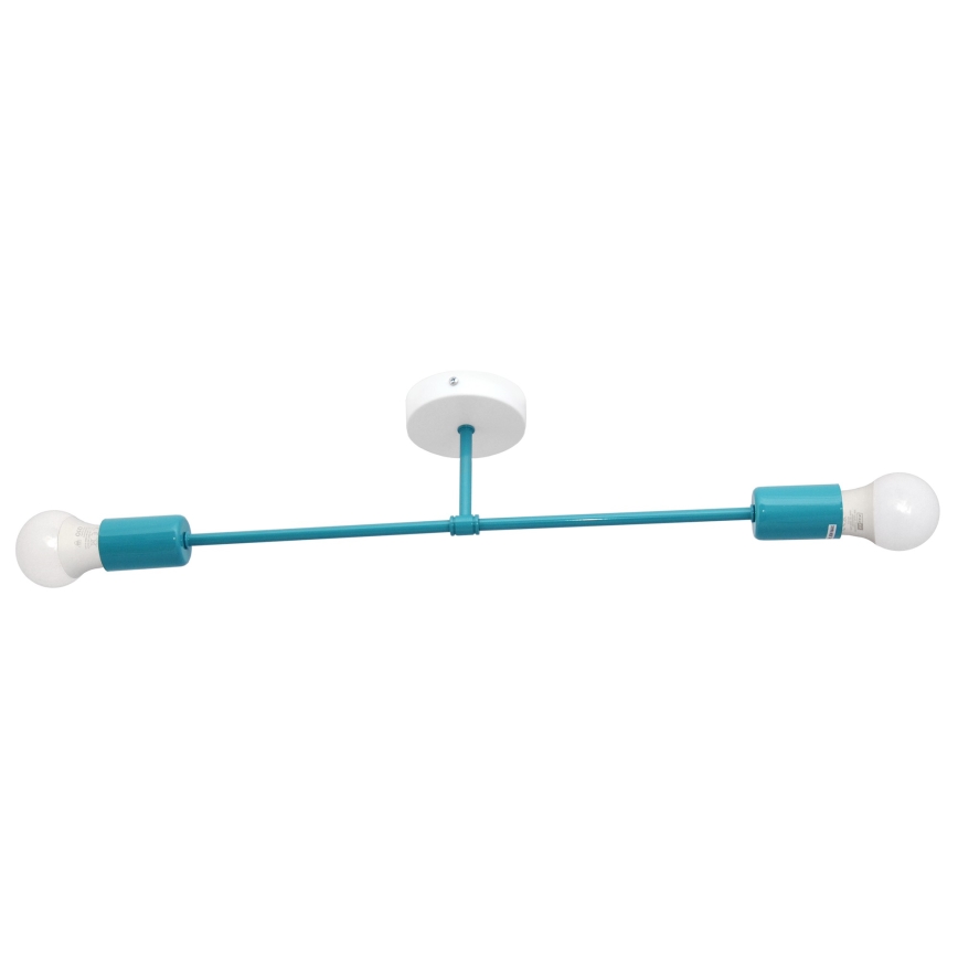 Surface-mounted żyrandol CAMBRIDGE 2xE27/15W/230V niebieski