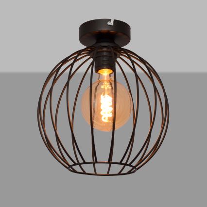 Surface-mounted żyrandol MERCURE 1xE27/15W/230V d. 24 cm czarny