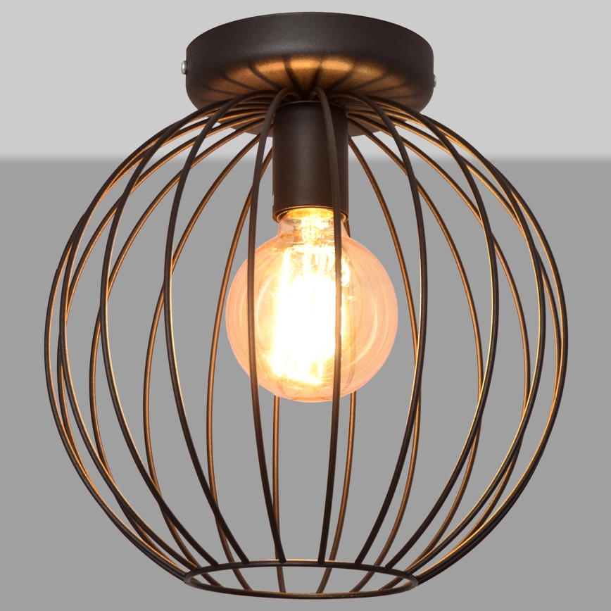 Surface-mounted żyrandol MERCURE 1xE27/15W/230V d. 30 cm czarny