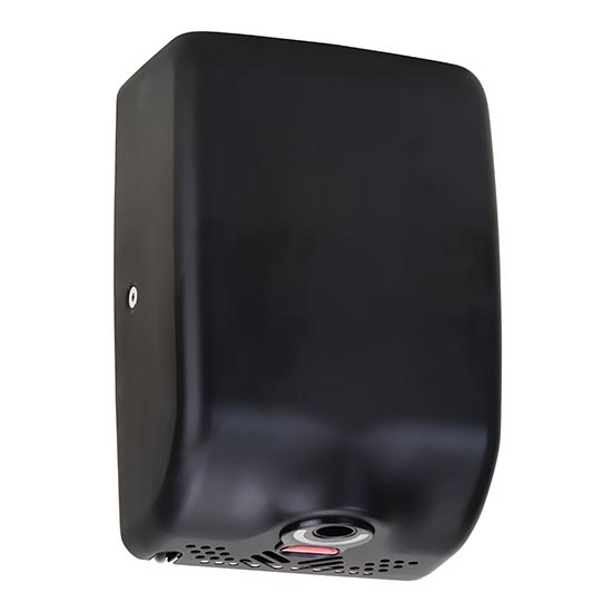 Suszarka do rąk 17x25,5 cm czarna