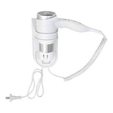 Suszarka do włosów z uchwytem 11x24 cm, biała