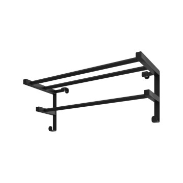 Suszarka na ręczniki do grzejnika łazienkowego HF SHEFFIELD 52x20,4 cm czarna