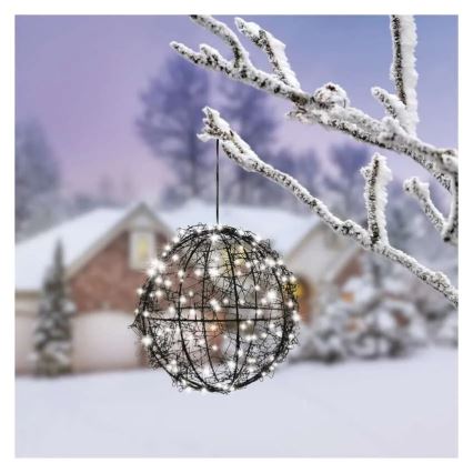Świąteczna dekoracja LED, 200 diod LED / 230 V, średnica 20 cm