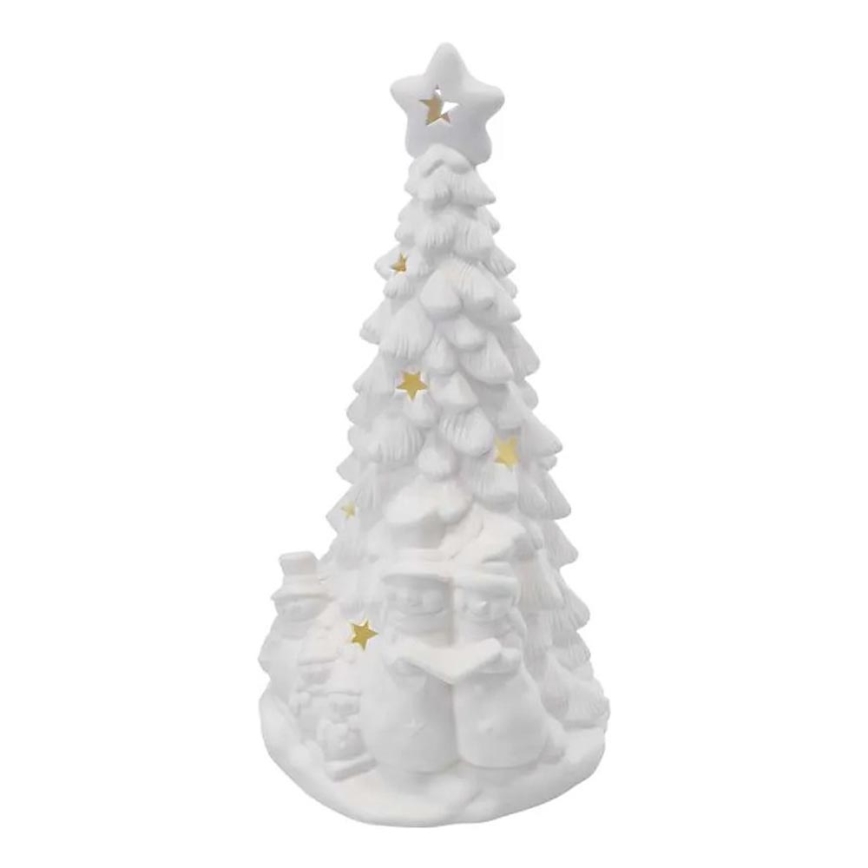 Świąteczna dekoracja LED/2xAA ciepłe białe światło choinka