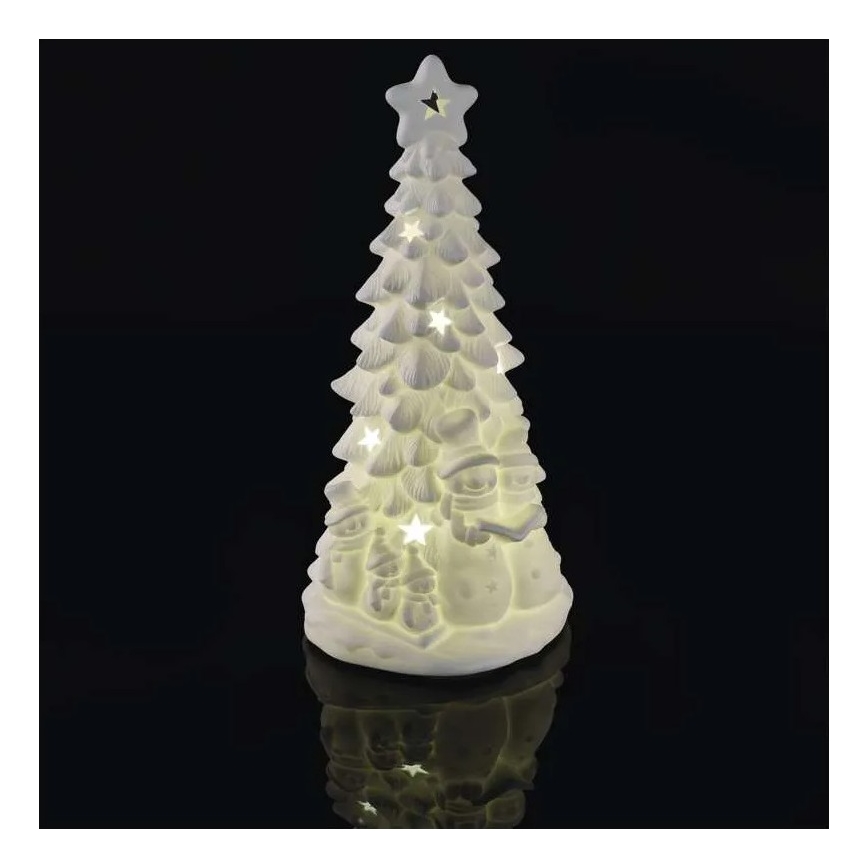 Świąteczna dekoracja LED/2xAA ciepłe białe światło choinka