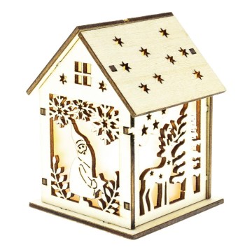 Świąteczna dekoracja LED/2xLR44 ciepła biel