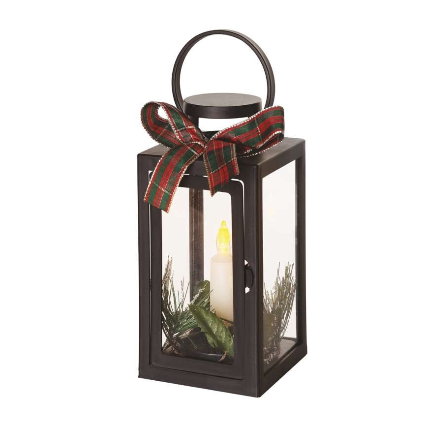 Świąteczna dekoracja LED/3xAAA, czarna