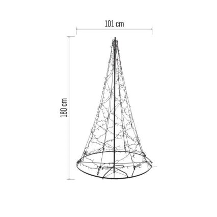 Świąteczna dekoracja LED 480 diod LED/230 V IP44 180 cm