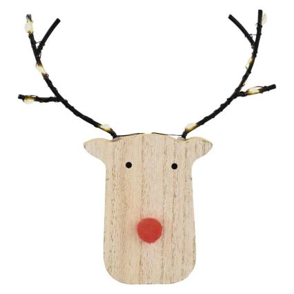 Świąteczna dekoracja LED 8xLED/2xAAA – renifer