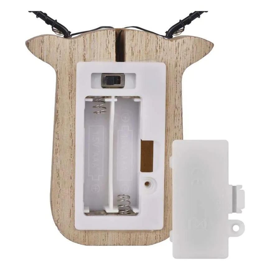 Świąteczna dekoracja LED 8xLED/2xAAA – renifer