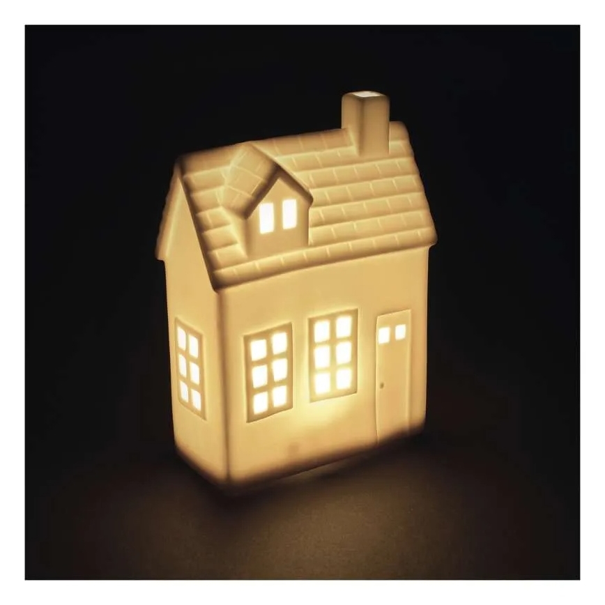 Świąteczna dekoracja LED/CR2032 — domek