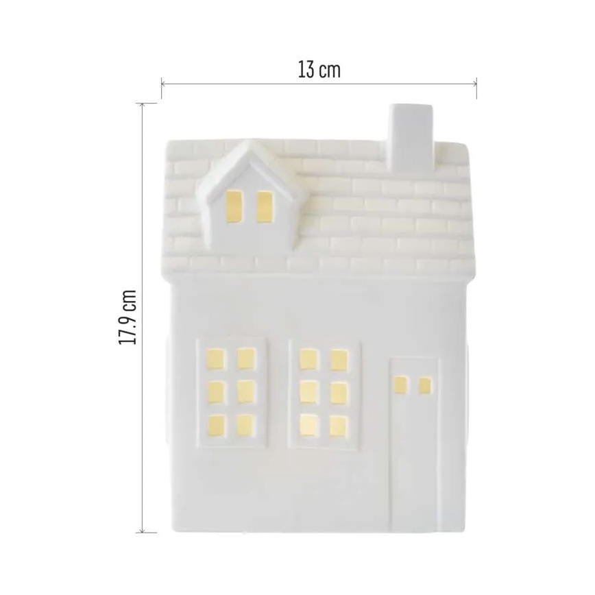 Świąteczna dekoracja LED/CR2032 — domek
