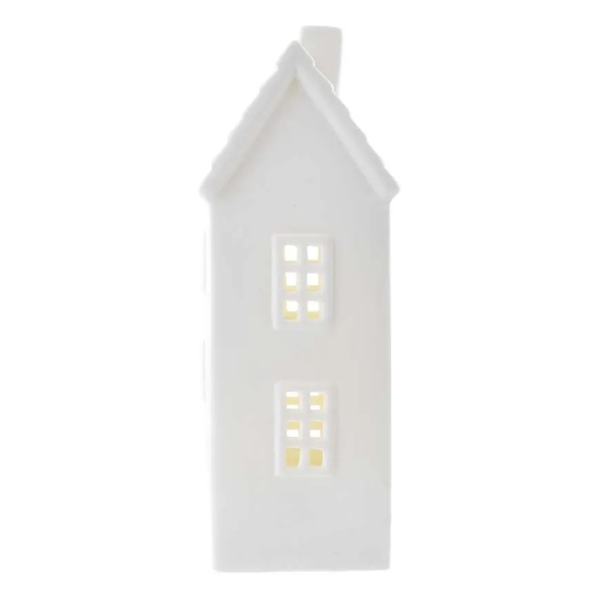 Świąteczna dekoracja LED – domek, zasilana baterią CR2032