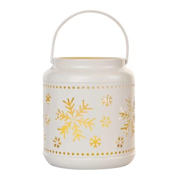 Świąteczna dekoracja LED, zasilana 3x AAA, biała