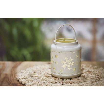 Świąteczna dekoracja LED, zasilana 3x AAA, biała