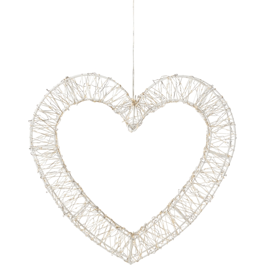 Świąteczna dekoracja zewnętrzna LED 720xLED/6W/230V 46 cm IP44 ciepłe białe światło serce/biała