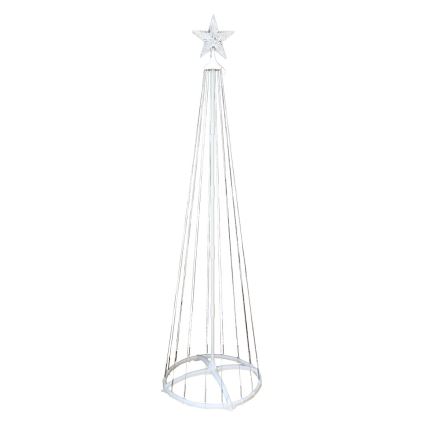 LED RGBW ściemnialna zewnętrzna dekoracja świąteczna LED/4W/230V 180 cm IP44 choinka + pilot zdalnego sterowania