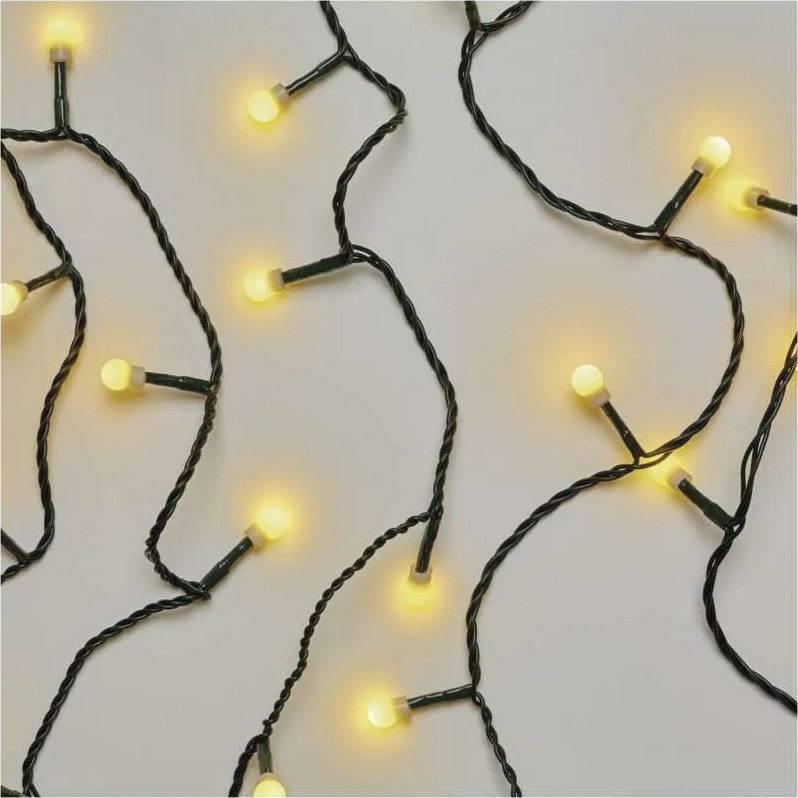 Świąteczny łańcuch LED, 300 diod LED, 230 V, 8 funkcji, 35 m, IP44, ciepła biel