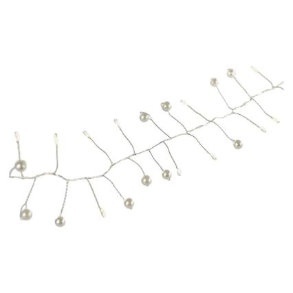 Świąteczny łańcuch LED 40xLED/3xAA 1,5 m ciepłe białe światło