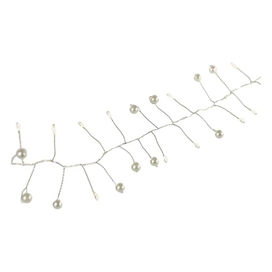 Świąteczny łańcuch LED 40xLED/3xAA 1,5 m ciepłe białe światło