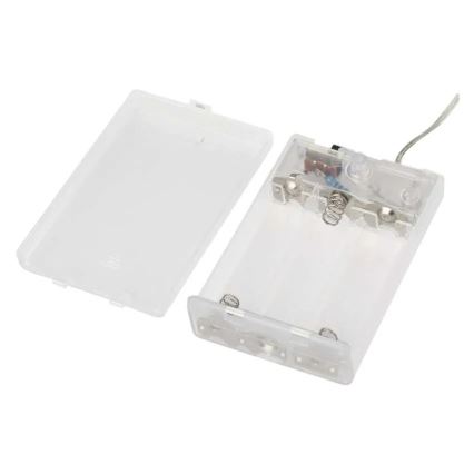 Świąteczny łańcuch LED 40xLED/3xAA 1,5 m ciepłe białe światło