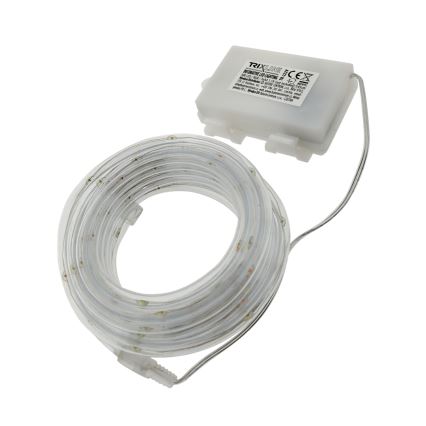 Świąteczny łańcuch LED na zewnątrz 100xLED/3xAA 5,45 m IP44 wielokolorowy