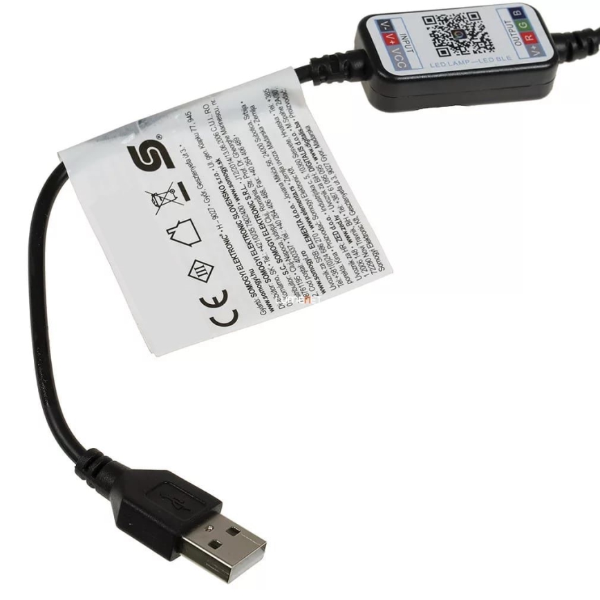 Świąteczny łańcuch LED RGB ściemnialny, 200 diod LED, 29 funkcji, 20,4 m