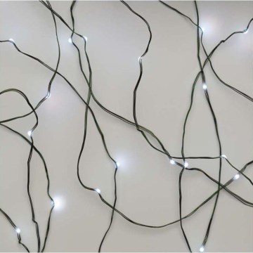 Świąteczny zewnętrzny łańcuch świetlny LED 150xLED/20m IP44 zimna biel