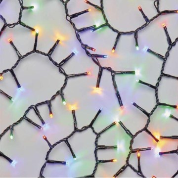 Świąteczny zewnętrzny łańcuch świetlny LED 300xLED/11m IP44 wielokolorowy