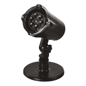 Świąteczny zewnętrzny projektor LED/3,6W/230V IP44 zimna biel