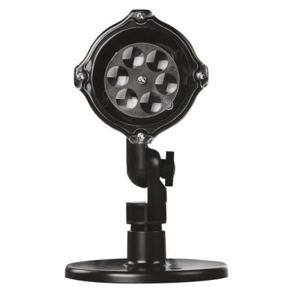 Świąteczny zewnętrzny projektor LED/3,6W/230V IP44 zimna biel