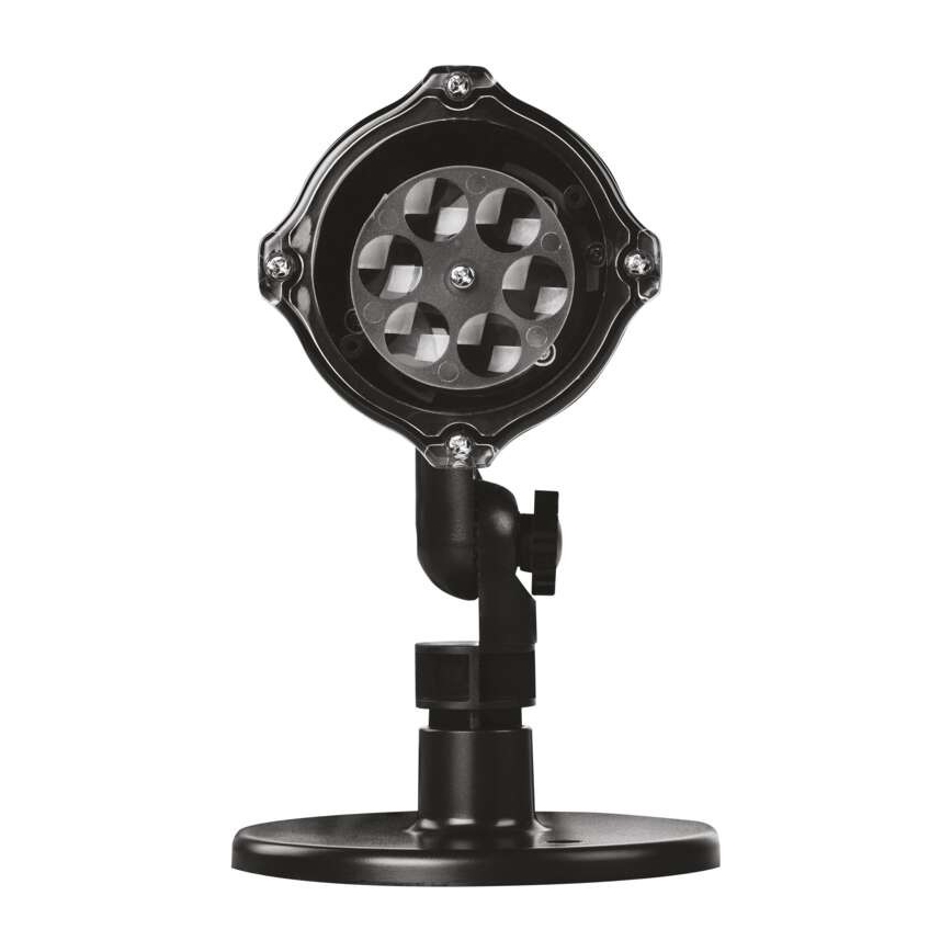 Świąteczny zewnętrzny projektor LED/3,6W/230V IP44 zimna biel