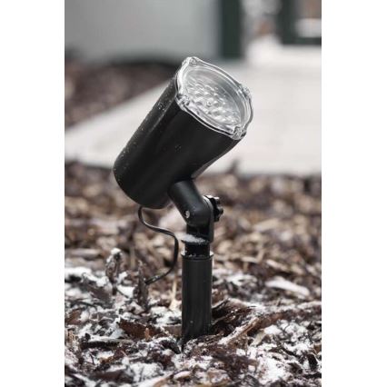 Świąteczny zewnętrzny projektor LED/3,6W/230V IP44 zimna biel