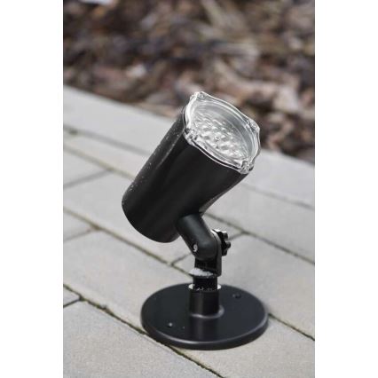Świąteczny zewnętrzny projektor LED/3,6W/230V IP44 zimna biel