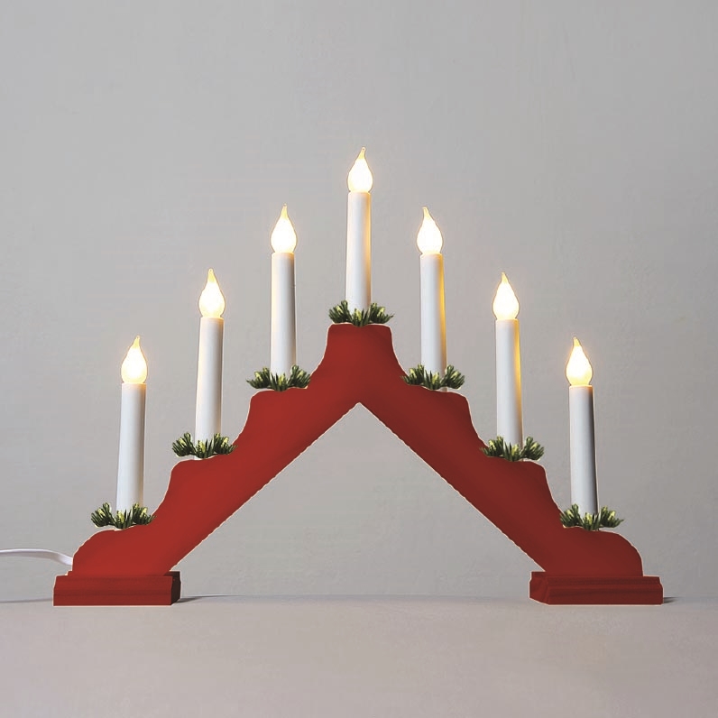 Świecznik świąteczny FILAMENT 7xE10/0,2W/230V