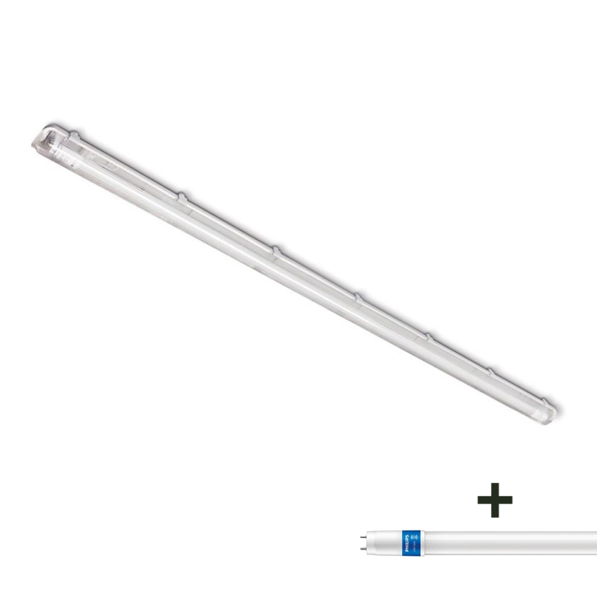 Świetlówka przemysłowa 1xG13/230V IP65 + LED Świetlówka z czujnikiem Philips MASTER T8 G13/24W
