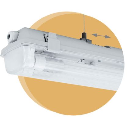 Świetlówka przemysłowa LIMEA T8 2xG13/10W/230V IP65 1500mm