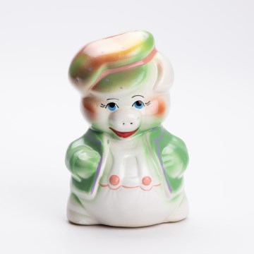 Świnka skarbonka zielony