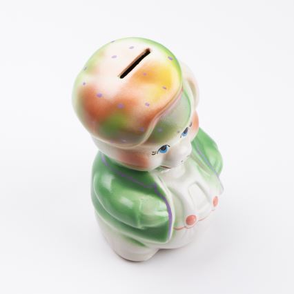 Świnka skarbonka zielony