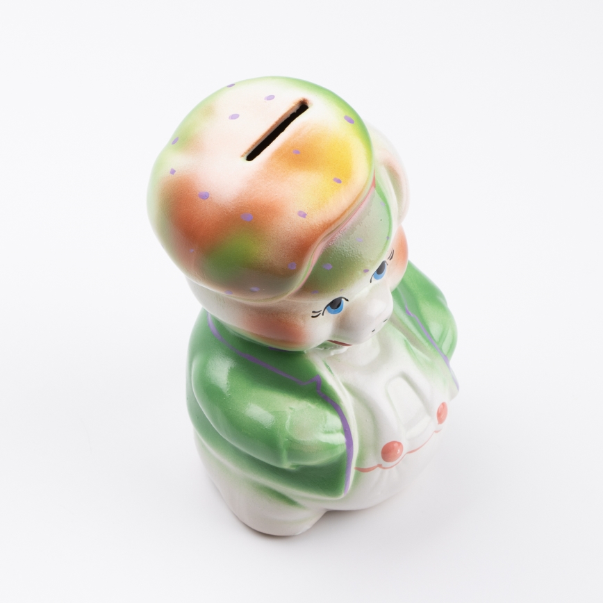 Świnka skarbonka zielony