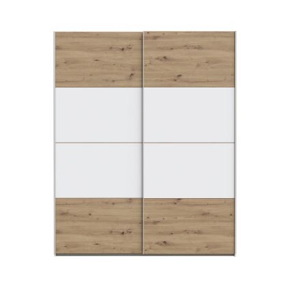 Szafa KARO 170x210 cm biała/dąb artisan