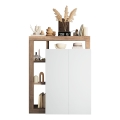 Szafa LENOR biała/jasny dąb